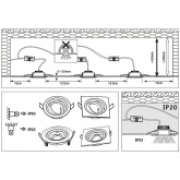 Светильник встраиваемый Paulmann Nova Coin LED 1x6,5W Матовый алюминий