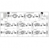 Светильник встраиваемый Paulmann комплект Nova Coin LED 3x6,5W Матовый алюминий