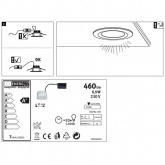 Светильник встраиваемый Paulmann Nova Coin LED 1x6,5W Матовое железо