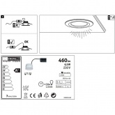 Светильник встраиваемый Paulmann Nova Coin rd starr LED 1x6,5W Матовый белый