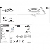 Светильник встраиваемый Paulmann комплект Nova Coin rd starr LED 3x6,5W Матовый белый