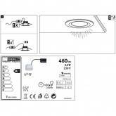 Светильник встраиваемый Paulmann Nova Coin LED 1x6,5W Матовый алюминий