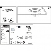 Светильник встраиваемый Paulmann комплект Nova Coin LED 3x6,5W Хром