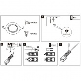 Светильник встраиваемый Paulmann комплект Base Coin LED 3 step DIM 3x5W Белый (100%/50%/25%/off)