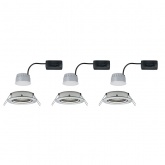 Светильник встраиваемый Paulmann комплект Nova Coin 3 step DIM LED 3x6.5W (100%/50%/25%/off)