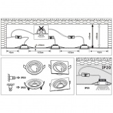 Светильник встраиваемый Paulmann Nova Coin 3 step DIM LED 1x6.5W (100%/50%/25%/off)