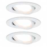 Светильник встраиваемый Paulmann комплект Nova Coin 3 step DIM LED 3x6.5W (100%/50%/25%/off)