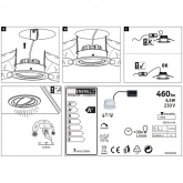 Светильник встраиваемый Paulmann комплект Nova Coin 3 step DIM LED 3x6.5W (100%/50%/25%/off)