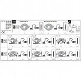 Светильник встраиваемый Paulmann комплект Nova Coin 3 step DIM LED 3x6.5W (100%/50%/25%/off)