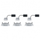 Светильник встраиваемый Paulmann комплект Nova Coin 3 step DIM LED 3x6.5W (100%/50%/25%/off)