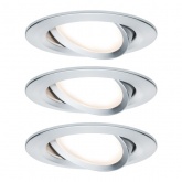 Светильник встраиваемый Paulmann комплект Nova Coin 3 step DIM LED 3x6.5W (100%/50%/25%/off)