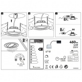 Светильник встраиваемый Paulmann комплект Nova Coin 3 step DIM LED 3x6.5W Хром (100%/50%/25%/off)