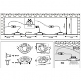Светильник встраиваемый Paulmann Nova Coin 3 step DIM LED 1x6.5W (100%/50%/25%/off)