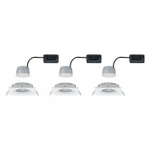 Светильник встраиваемый Paulmann комплект Nova Coin 3 step DIM LED 3x6.5W (100%/50%/25%/off)