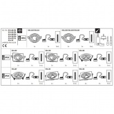 Светильник встраиваемый Paulmann Nova Coin 3 step DIM LED 3x6.5W (100%/50%/25%/off)