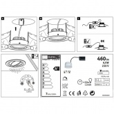 Светильник встраиваемый Paulmann Nova Coin 3 step DIM LED 3x6.5W (100%/50%/25%/off)