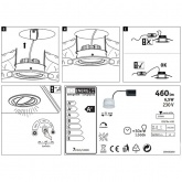 Светильник встраиваемый Paulmann комплект Nova Coin 3 step DIM LED 3x6.5W (100%/50%/25%/off)