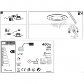 Светильник встраиваемый Paulmann Nova Coin 3 step DIM LED 1x6.5W (100%/50%/25%/off)