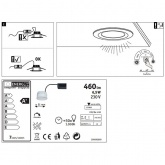 Светильник встраиваемый Paulmann комплект Nova Coin 3 step DIM LED 3x6.5W (100%/50%/25%/off)