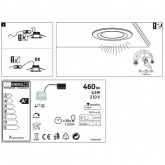 Светильник встраиваемый Paulmann Nova Coin 3 step DIM LED 1x6.5W (100%/50%/25%/off)