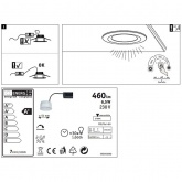 Светильник встраиваемый Paulmann Nova Coin 3 step DIM LED 3x6.5W (100%/50%/25%/off)
