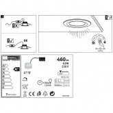 Светильник встраиваемый Paulmann комплект Nova Coin 3 step DIM LED 3x6.5W (100%/50%/25%/off)