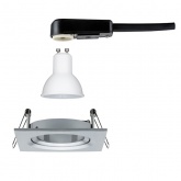 Светильник ввстраиваемый Paulmann Nova LED 1x6.5W GU10 Матовый алюминий