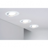 Светильник встраиваемый Paulmann комплект Base LED 3 step DIM 3x5W Матовый белый (100%/50%/25%/off)