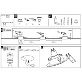 Светильник встраиваемый Paulmann комплект Base LED 3 step DIM 3x5W Матовый белый (100%/50%/25%/off)