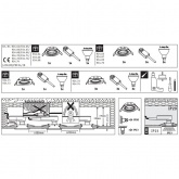 Светильник встраиваемый Paulmann Nova 3 step DIM 1x6,5W Матовое железо (100%/50%/25%/off)