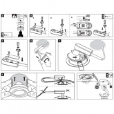 Светильник встраиваемый Paulmann Nova 3 step DIM 1x6,5W Матовое железо (100%/50%/25%/off)