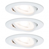Светильник встраиваемый Paulmann Nova 3 step DIM 3x6,5W Матовый белый (100%/50%/25%/off)