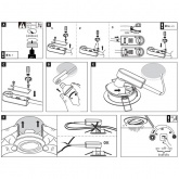 Светильник встраиваемый Paulmann комплект Nova 3 step DIM 3x6,5W Матовый алюминий (100%/50%/25%/off)