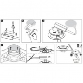 Светильник встраиваемый Paulmann комплект Nova IP44 3 step DIM 3x6,5W Хром (100%/50%/25%/off)