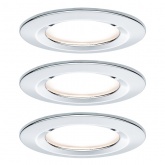 Светильник встраиваемый Paulmann комплект Nova IP44 3 step DIM 3x6,5W Хром (100%/50%/25%/off)