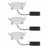 Светильник встраиваемый Paulmann комплект Suon dim IP44 3x6,5W 230V 2700K