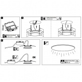Светильник встраиваемый Paulmann Suon DIM IP44 1x6W 230V 2700K