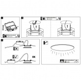 Светильник встраиваемый Paulmann комплект Suon warm-DIM IP44 3x6.5W 2000-2700К