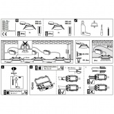 Светильник встраиваемый Paulmann комплект Suon warm-DIM IP44 3x6.5W 2000-2700К