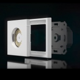 Светодиодный светильник JUNG Plug & Light DIM 4,1W 2700K 12V 290Lm 70x70x17mm белый