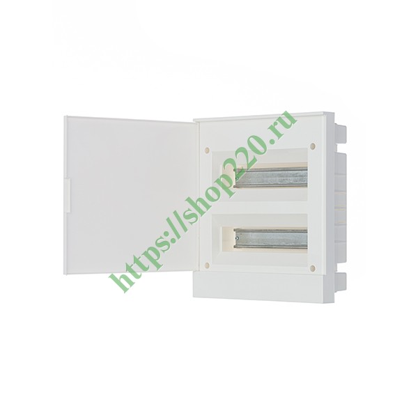 Шкаф в нишу ABB Basic E 24М (2x12) белая непрозрачная дверь (c клеммами) BEF401224