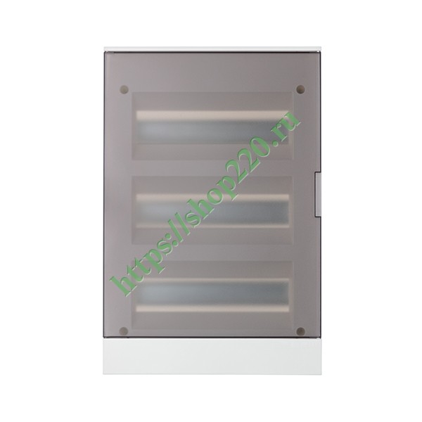 Шкаф в нишу ABB Basic E 36М (3x12) серая прозрачная дверь (c клеммами) BEF402236