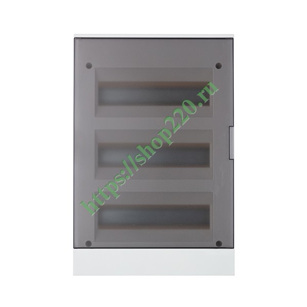 Шкаф настенный ABB Basic E 36М (3x12) серая прозрачная дверь (с клеммами) BEW402236