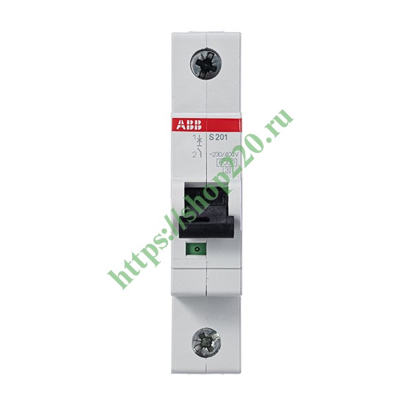 Автоматический выключатель 1-полюсный ABB S201 D10 (автомат электрический)