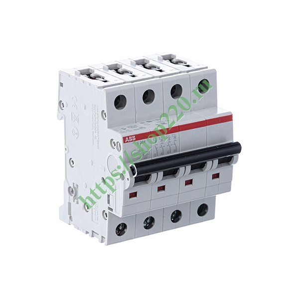 Автоматический выключатель ABB 4-полюсной S204 C100 (автомат электрический)