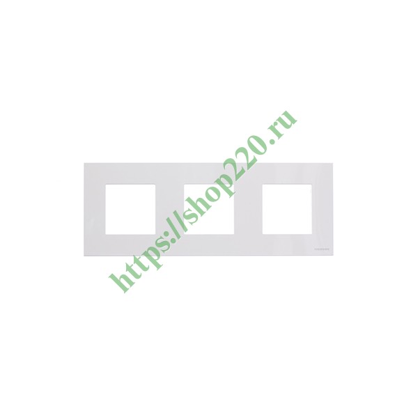 Рамка 3-постовая, серия Zenit, альпийский белый (N2273 BL)