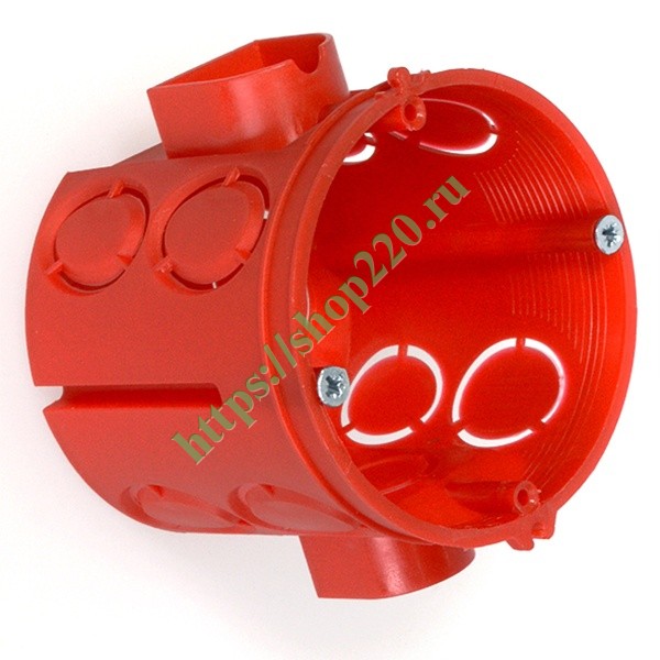 Коробка установочная d64 глубина 60мм подрозетник глубокий по бетону ...