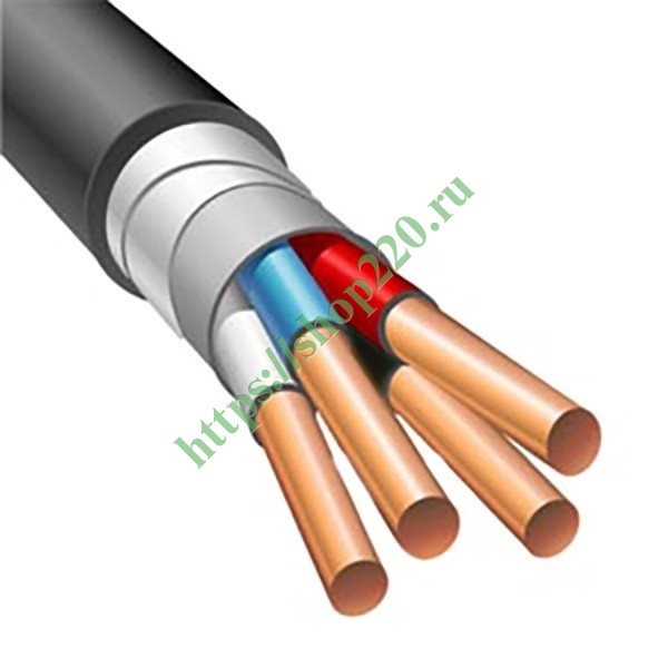 Кабель силовой бронированный ВБШв 4х10 ГОСТ 31996 (Электрокабель НН) (ВБбШв)
