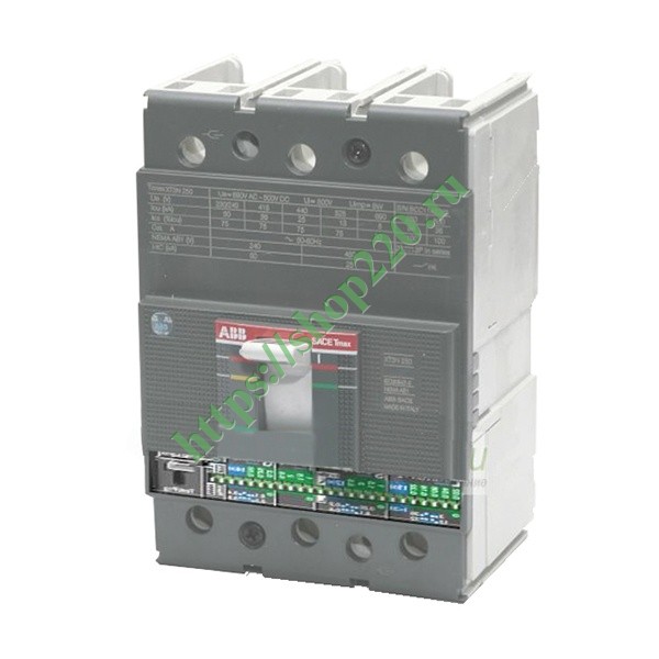 Купить Выключатель автоматический ABB Tmax XT2N 160 TMA 125-1250 3p F F ...