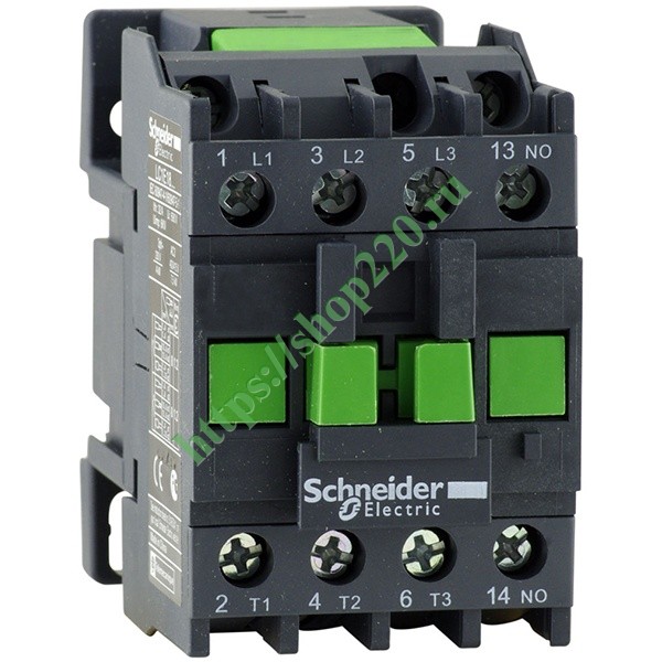 Пускатель магнитный EasyPact TVS Schneider Electric 3Р 25А AC3 катушка 220В 50ГЦ 1НО (контактор) LC1E2510M5 - купить по недорогой цене на Shop220 в Москве и РФ